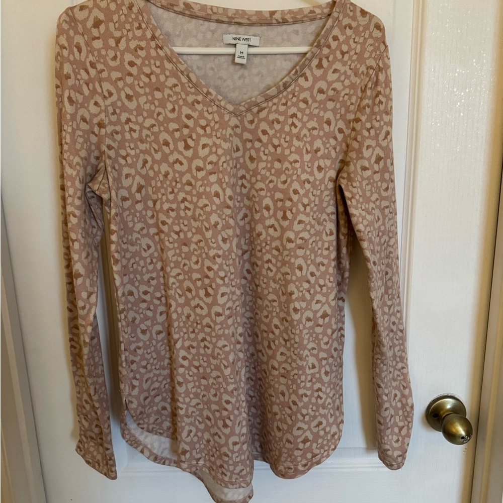 Women's Leopard Print Top